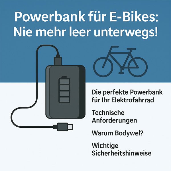 Powerbank für E-Bikes: Nie mehr leer unterwegs! - BodyweI EU