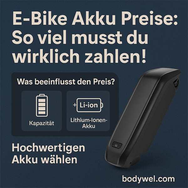 E-Bike Akku Preise: So viel musst du wirklich zahlen!