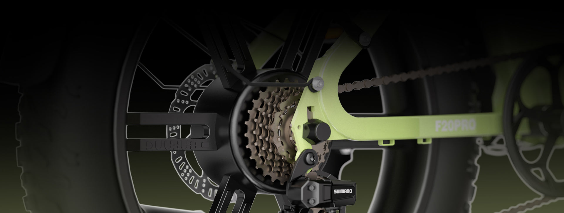 Powerful BAFANG Brushless Motor