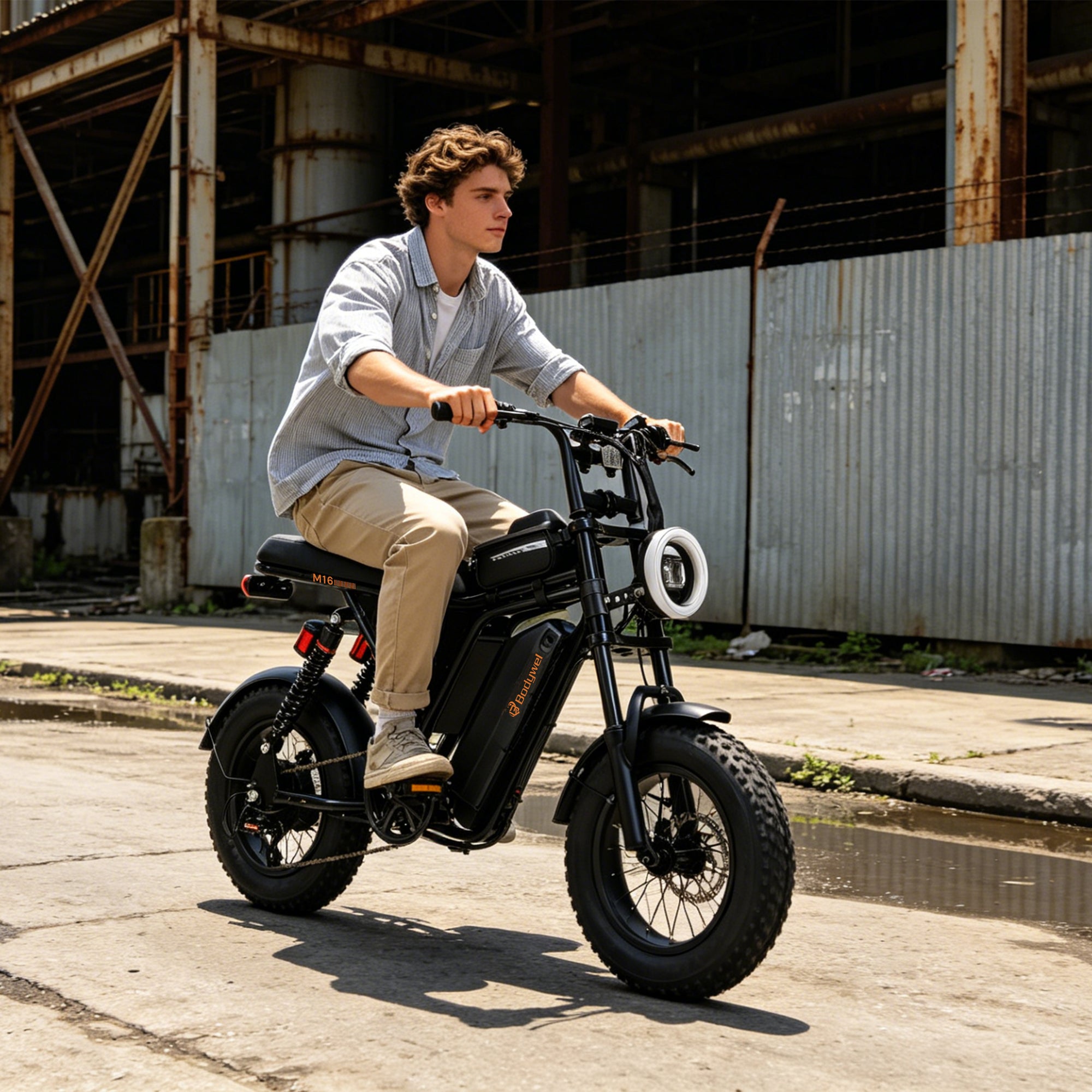 Bodywel M16 Pro Vintage Motorcycle EBike