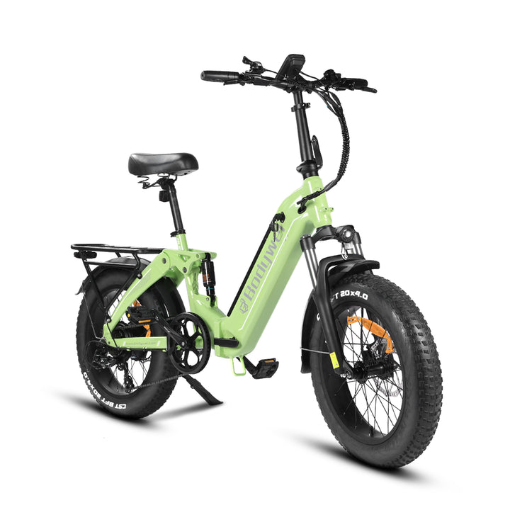 Bodywel F20 Pro Green Folding Fat Tire E-Bike - Bodywel UK