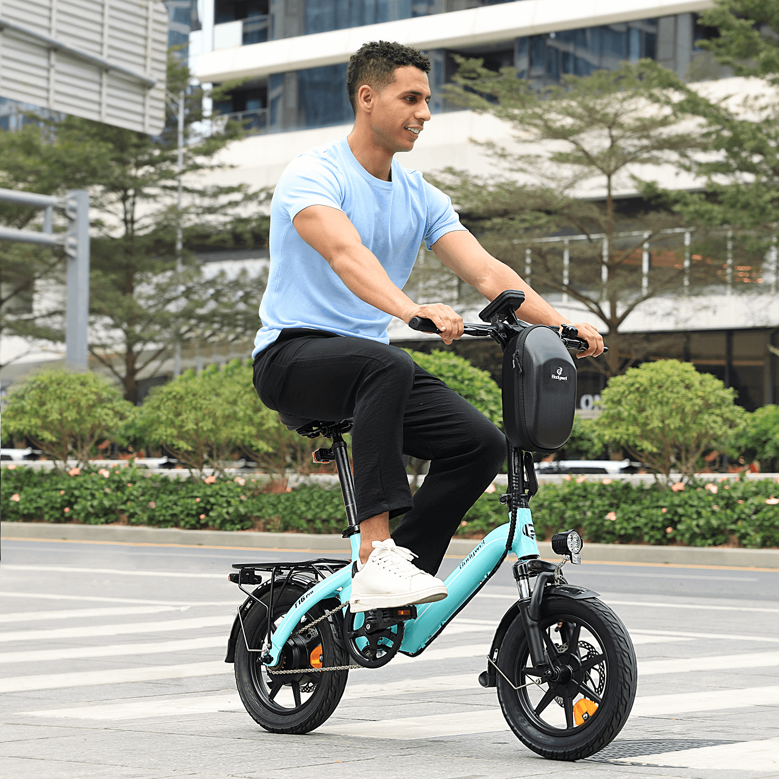 Bicicleta eléctrica plegable compacta Bodywel T16 Pro